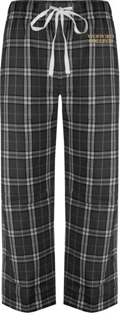 Wofford Flannel Pajama Pant Wofford College Stacked - ONLINE ONLY