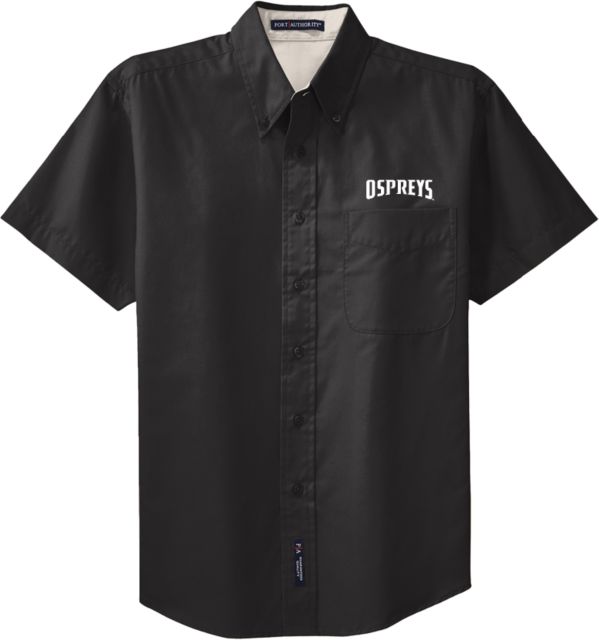 North Florida Twill Button Down Short Sleeve Ospreys Wordmark - ONLINE ONLY