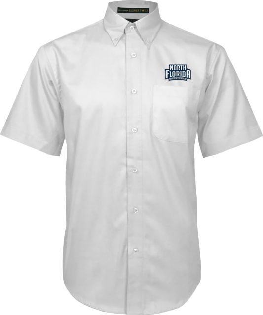 North Florida Twill Button Down Short Sleeve UNF Primary Mark - ONLINE ONLY