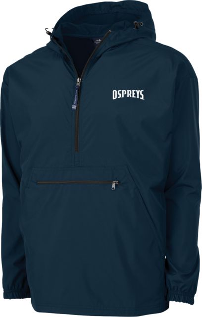 North Florida Charles River Pack N Go Pullover Rain Jacket Ospreys Wordmark - ONLINE ONLY