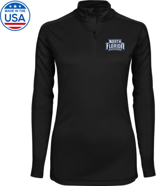 North Florida Syntrel Womens Interlock 1/4 Zip Ospreys Script - ONLINE ONLY