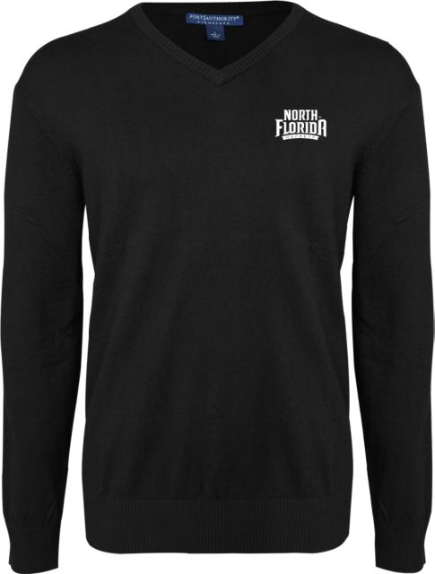 North Florida VNeck Sweater UNF Primary Mark - ONLINE ONLY