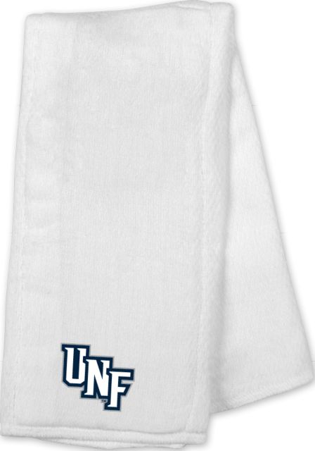 North Florida Baby Burp Cloth Diagonal UNF Monogram - ONLINE ONLY