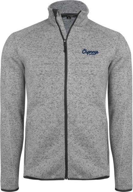 North Florida Heather Sweater Fleece Jacket Ospreys Script - ONLINE ONLY