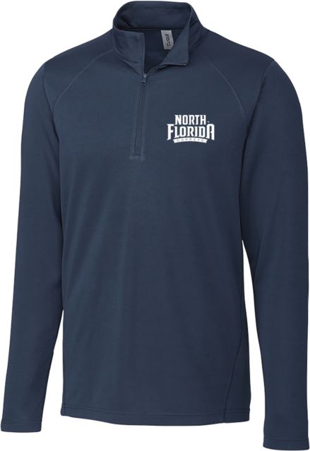 North Florida C&B Clique Ice Pique Half Zip UNF Primary Mark - ONLINE ONLY