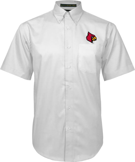 Louisville Twill Button Down Short Sleeve Primary Mark - ONLINE ONLY