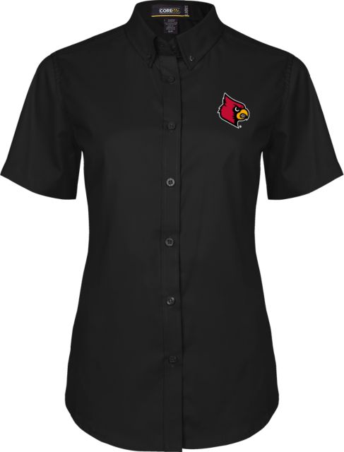 Louisville Twill Button Down Long Sleeve Primary Mark | One Size | Black | Small