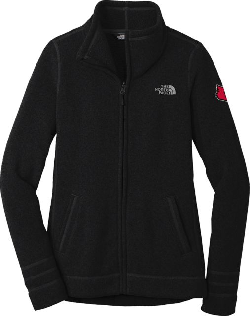 Louisville The North Face Womens Heather Fleece Jacket Primary Mark - ONLINE ONLY