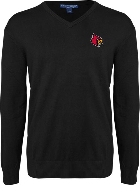 Louisville VNeck Sweater Primary Mark - ONLINE ONLY