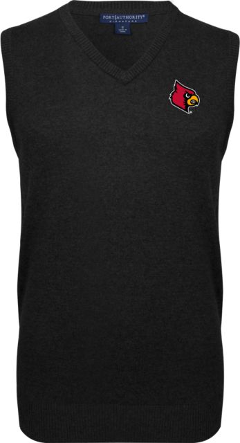 Louisville VNeck Sweater Vest Primary Mark - ONLINE ONLY