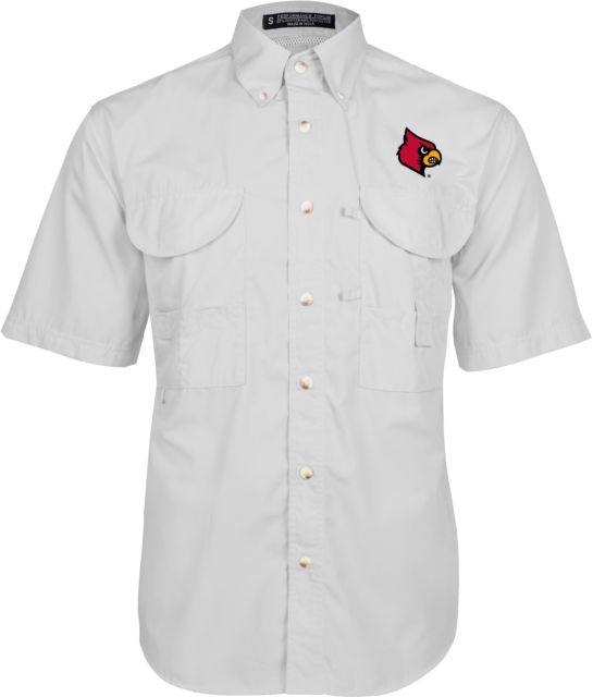 Antigua Men's St. Louis Cardinals Game Day Woven Fishing Shirt