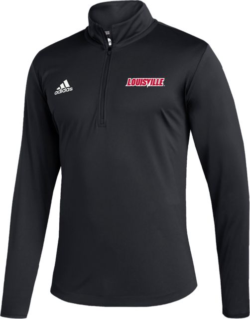 Louisville Adidas Entrada 1/4 Zip Louisville Wordmark - ONLINE ONLY