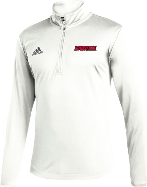 Louisville Adidas Entrada 1/4 Zip Louisville Wordmark - ONLINE ONLY