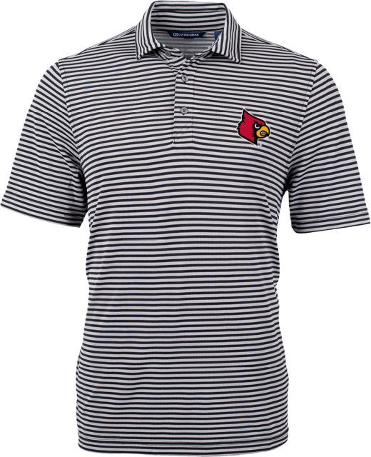 Louisville CandB Virtue Eco Pique Stripe Polo Primary Mark - ONLINE ONLY