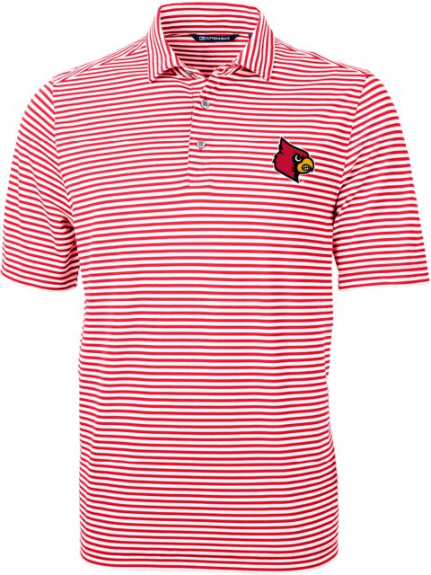 Louisville CandB Virtue Eco Pique Stripe Polo Primary Mark - ONLINE ONLY