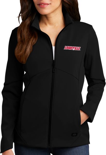 Louisville OGIO Womens Exaction Softshell Jacket Louisville Wordmark - ONLINE ONLY