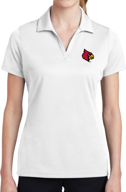 Louisville Womens Dry Mesh Polo Primary Mark - ONLINE ONLY