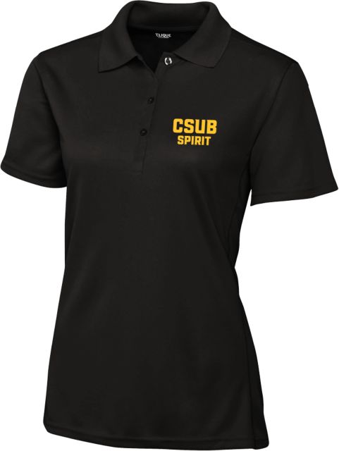 Cal State Bakersfield Womens Clique Ice Pique Polo Spirit Block Wordmark - ONLINE ONLY