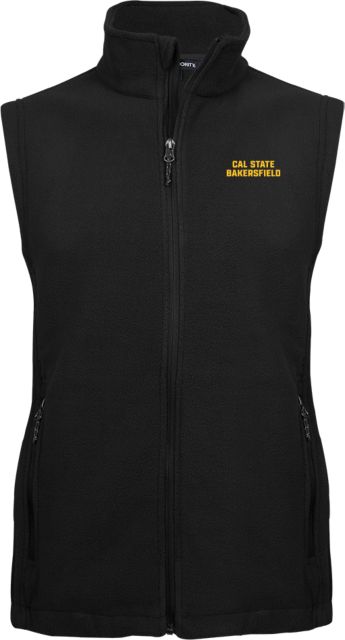 Cal State Bakersfield Fleece Full Zip Vest Cal State Bakersfield Wormark - ONLINE ONLY