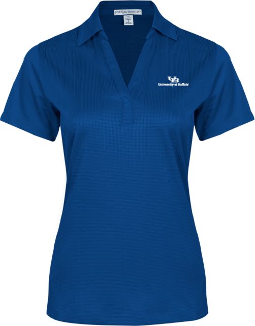 Buffalo Ladies Performance Fine Jacquard Polo Primary Lock Up - ONLINE ONLY