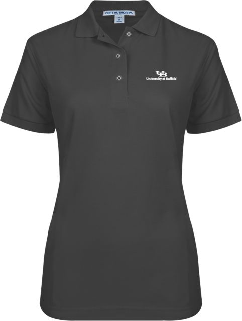 Buffalo Ladies Silk Touch Pique Polo Primary Lock Up - ONLINE ONLY