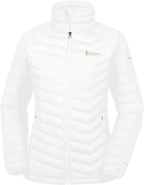 Pierpont Columbia Powder Lite Womens Jacket Primary Wordmark - ONLINE ONLY