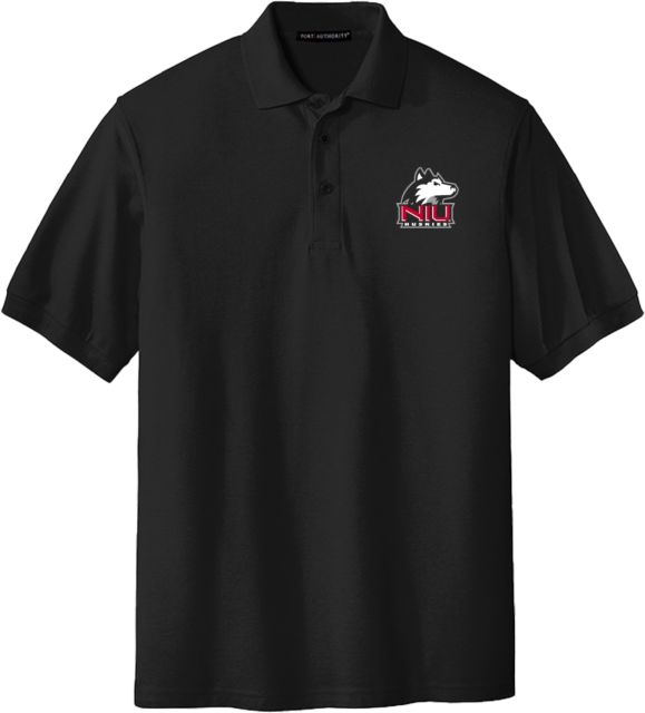 Northern Illinois Extended Silk Touch Polo NIU Huskies - Primary Mark - PLUS - ONLINE ONLY