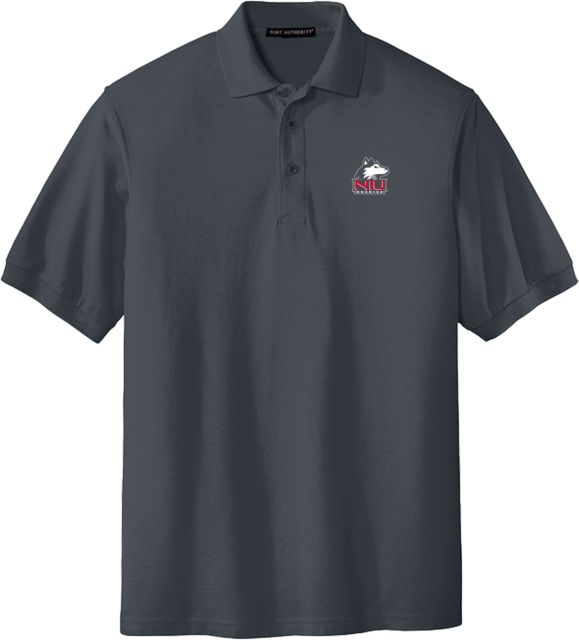 Northern Illinois Extended Silk Touch Polo NIU Huskies - Primary Mark - PLUS - ONLINE ONLY