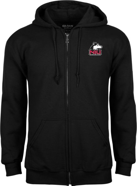 Northern Illinois Fleece Full Zip Hoodie Primary Mark - ONLINE ONLY