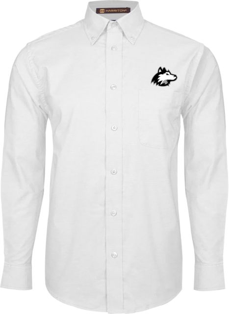 Northern Illinois Mens Oxford Long Sleeve Shirt Huskie Head - ONLINE ONLY