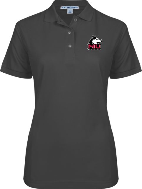 Northern Illinois Ladies Easycare Pique Polo Primary Mark - ONLINE ONLY