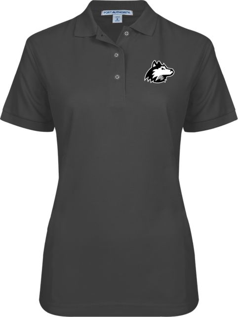 Northern Illinois Ladies Easycare Pique Polo Huskie Head - ONLINE ONLY