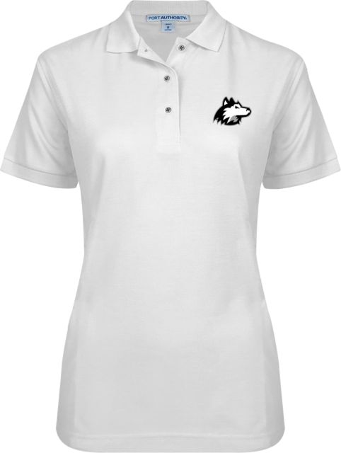 Northern Illinois Ladies Easycare Pique Polo Huskie Head - ONLINE ONLY