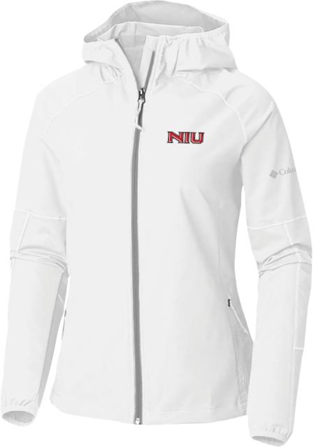 Northern Illinois Columbia Ladies Sweet As Ivory Hooded Jacket Primary Wordmark Northern Illinois University White Small