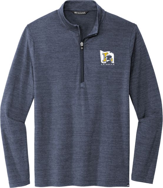 La Salle TravisMathew Crestview 1/4 Zip Pullover La Salle Explorers Logo 1992-1997 - ONLINE ONLY