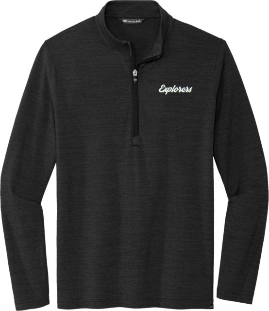 La Salle TravisMathew Crestview 1/4 Zip Pullover Explorers Script - ONLINE ONLY