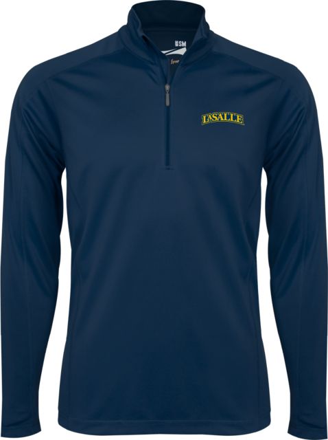La Salle Syntrel Interlock 1/4 Zip Wordmark - ONLINE ONLY