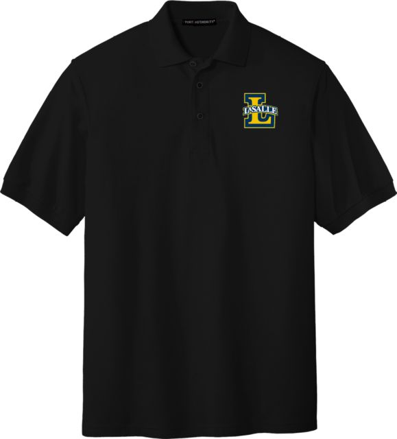 La Salle Silk Touch Polo Primary Mark - ONLINE ONLY