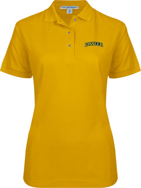 La Salle Ladies Easycare Pique Polo Wordmark - ONLINE ONLY