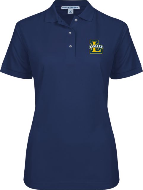 La Salle Ladies Easycare Pique Polo Primary Mark - ONLINE ONLY