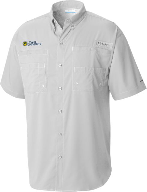 La Salle Columbia Tamiami Performance Short Sleeve Shirt Institutional Mark - ONLINE ONLY