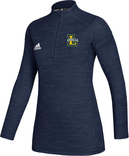 La Salle Adidas Womens Game Mode 1/4 Zip Primary Mark - ONLINE ONLY