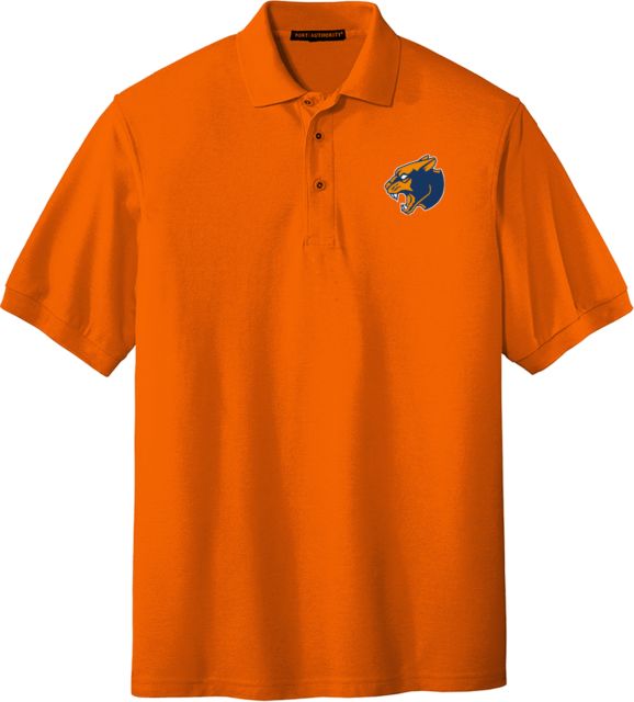 Purchase College Silk Touch Polo Purchase College Panther Head - ONLINE ONLY