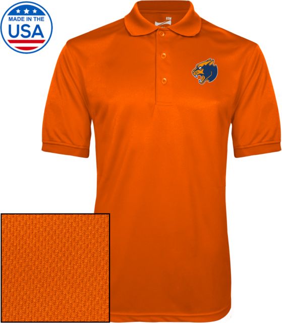 Purchase College Dry Mesh Polo Purchase College Panther Head - ONLINE ONLY