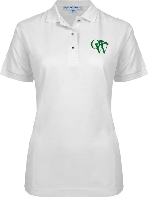 SUNY Old Westbury Womens Silk Touch Pique Polo SUNY Old Westbury Icon Mark - ONLINE ONLY