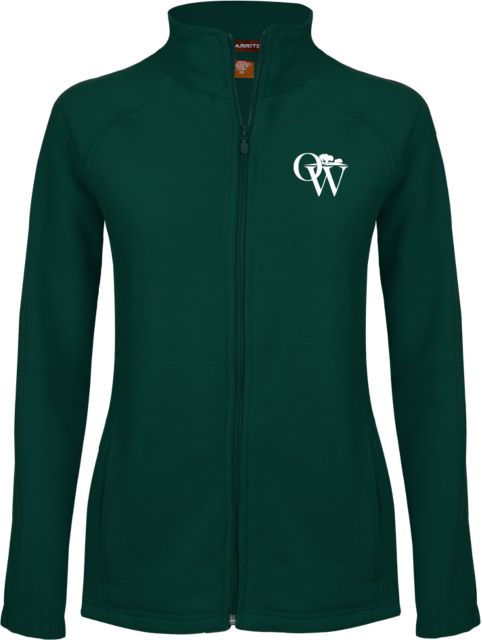 SUNY Old Westbury Womens Fleece Full Zip Jacket SUNY Old Westbury Icon Mark - ONLINE ONLY