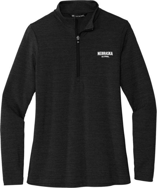 Nebraska TravisMathew Womens Crestview 1/4 Zip Nebraska Alumni - ONLINE ONLY