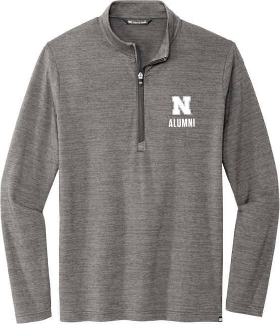 Nebraska TravisMathew Crestview 1/4 Zip Pullover N Alumni Flat - ONLINE ONLY
