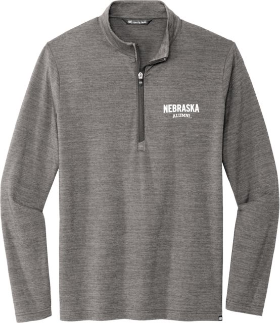 Nebraska TravisMathew Crestview 1/4 Zip Pullover Nebraska Alumni - ONLINE ONLY