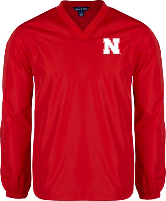Nebraska V Neck Raglan Windshirt University of Nebraska Primary Mark - ONLINE ONLY